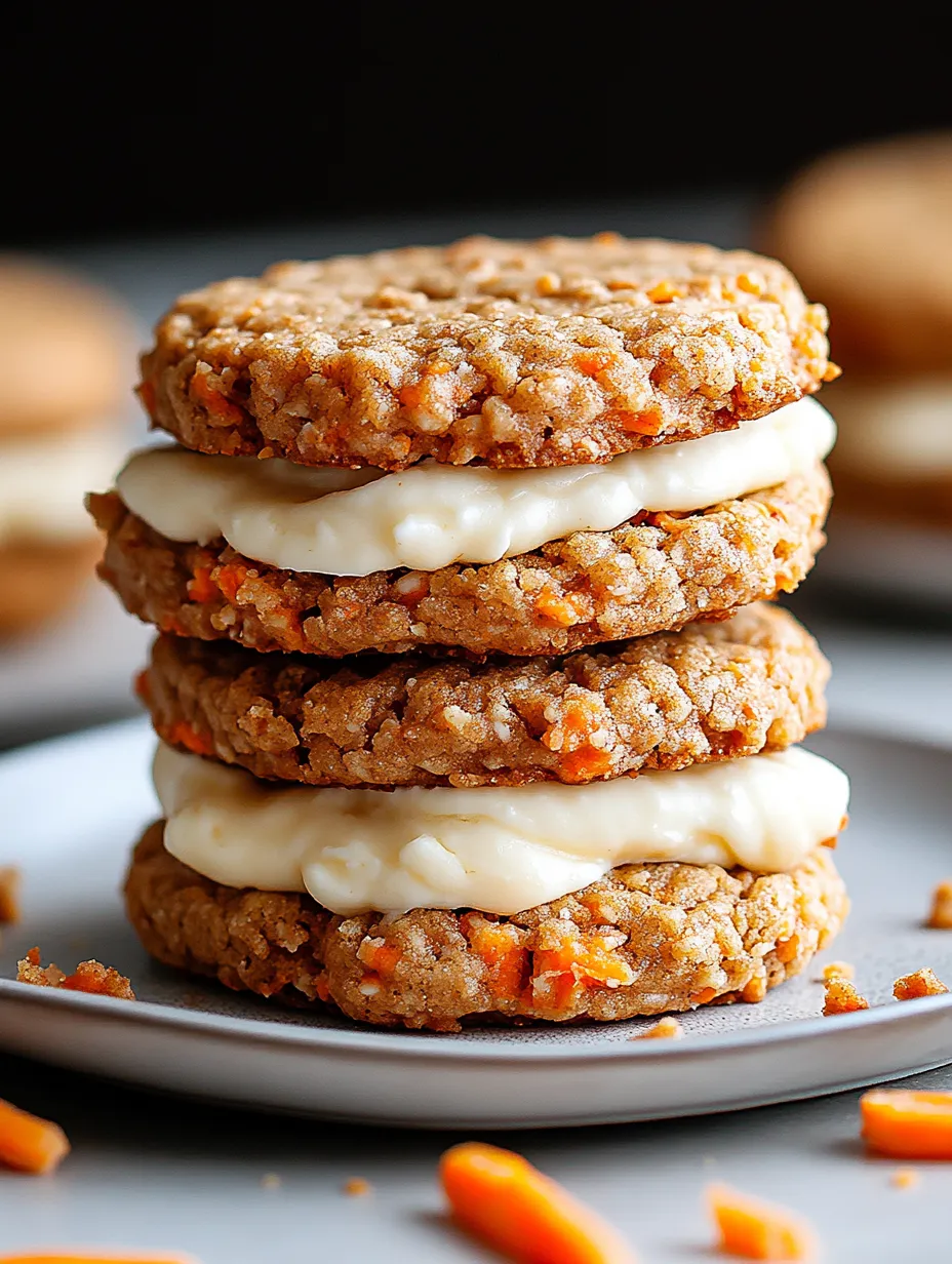 Carrot Cake Cookie Sandwiches Recipe
