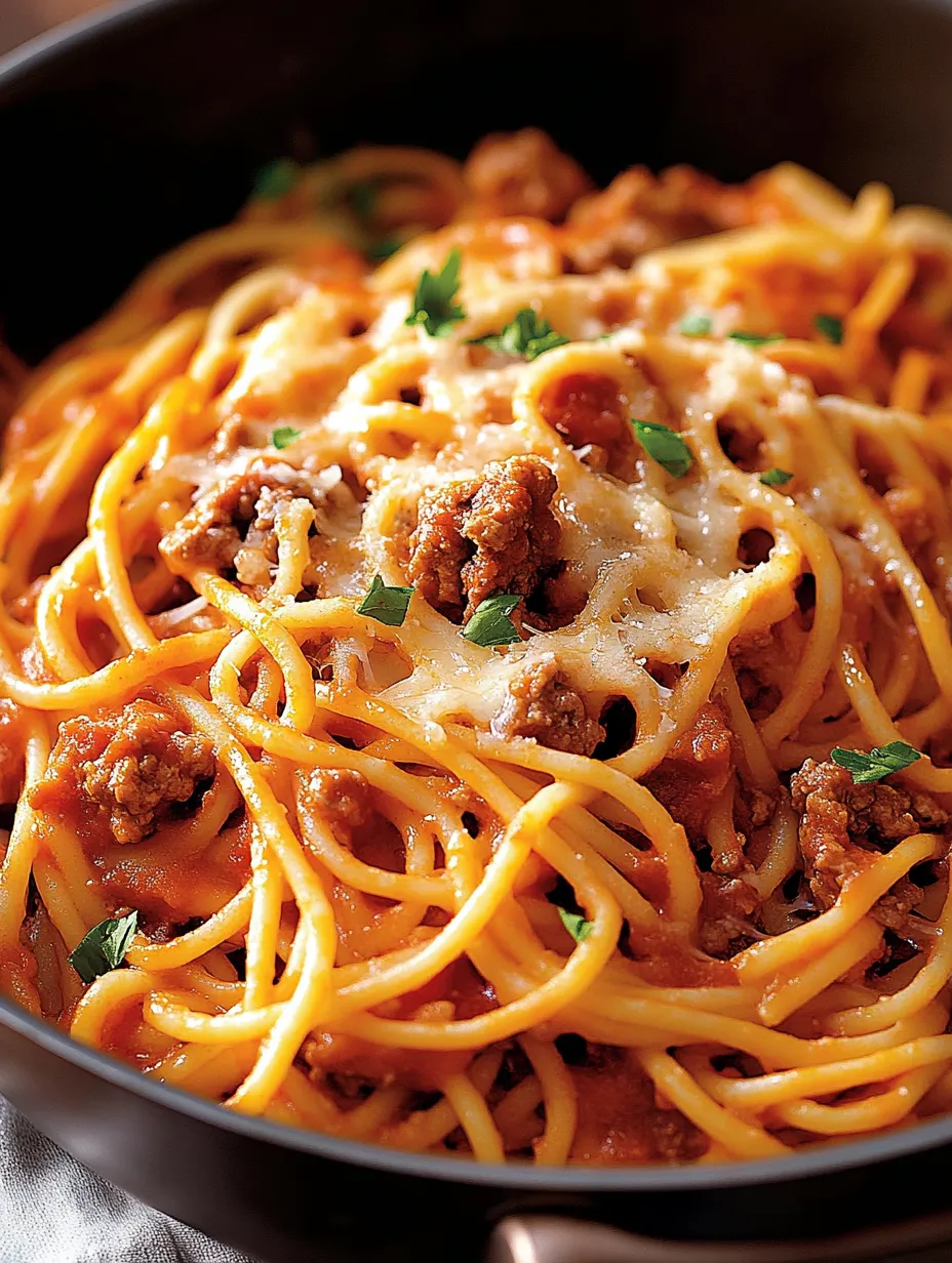 One Pot Spaghetti Recipe