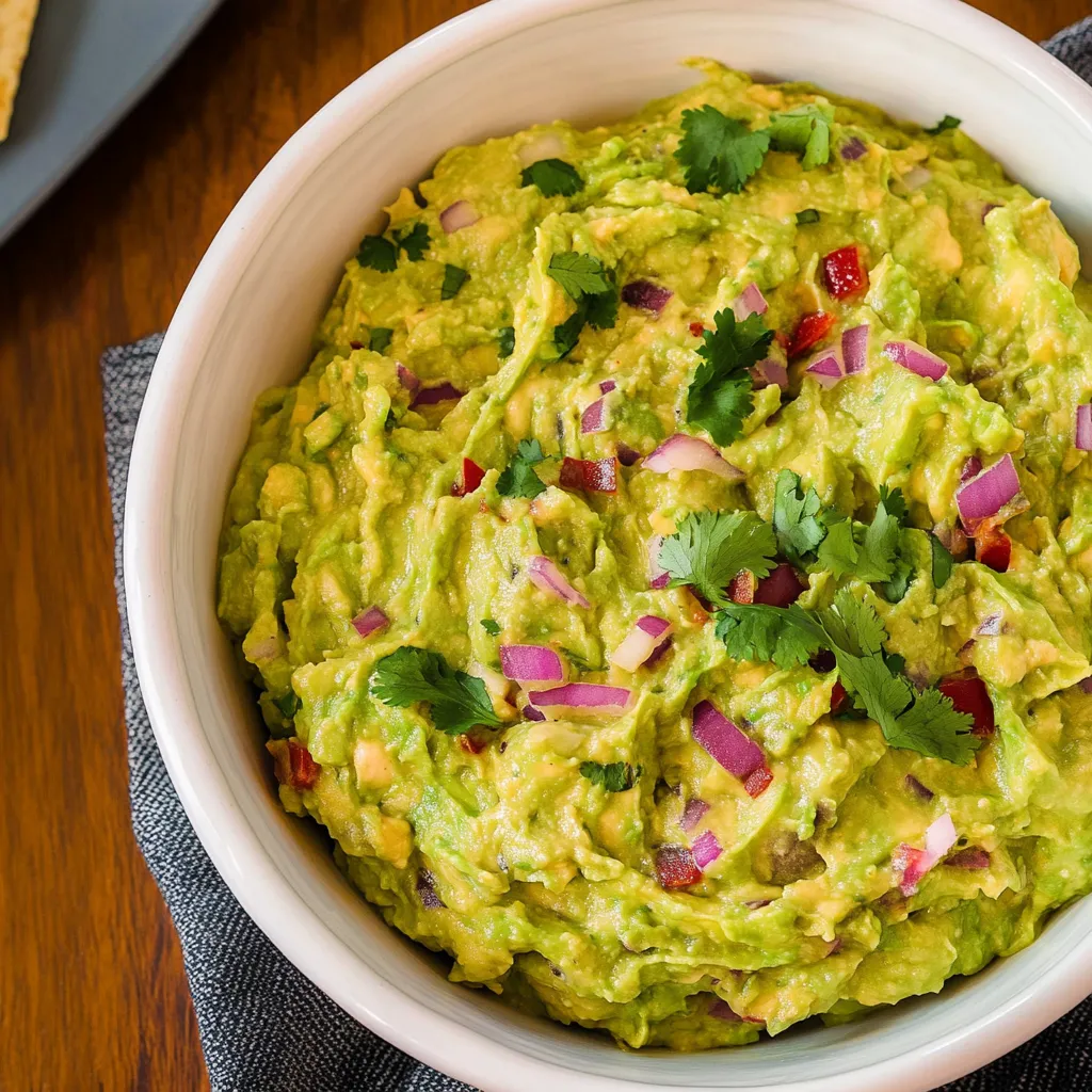 Easy Homemade Guacamole Recipe
