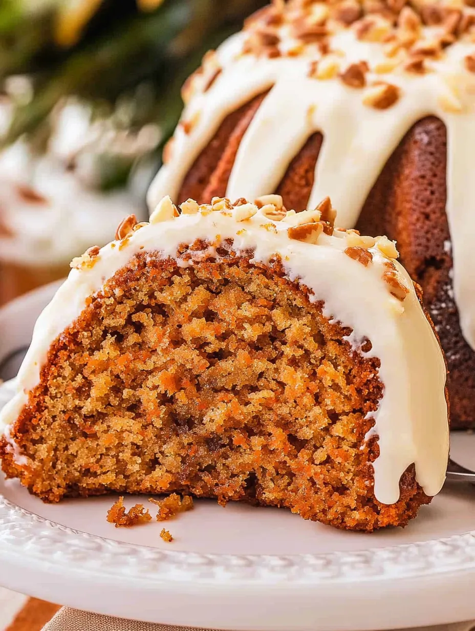 Carrot Bundt Cake Recipe