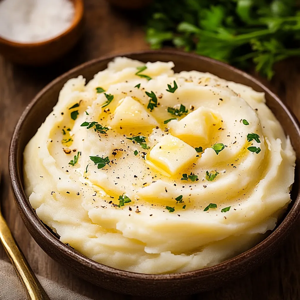 Easy Garlic Mashed Potatoes Recipe