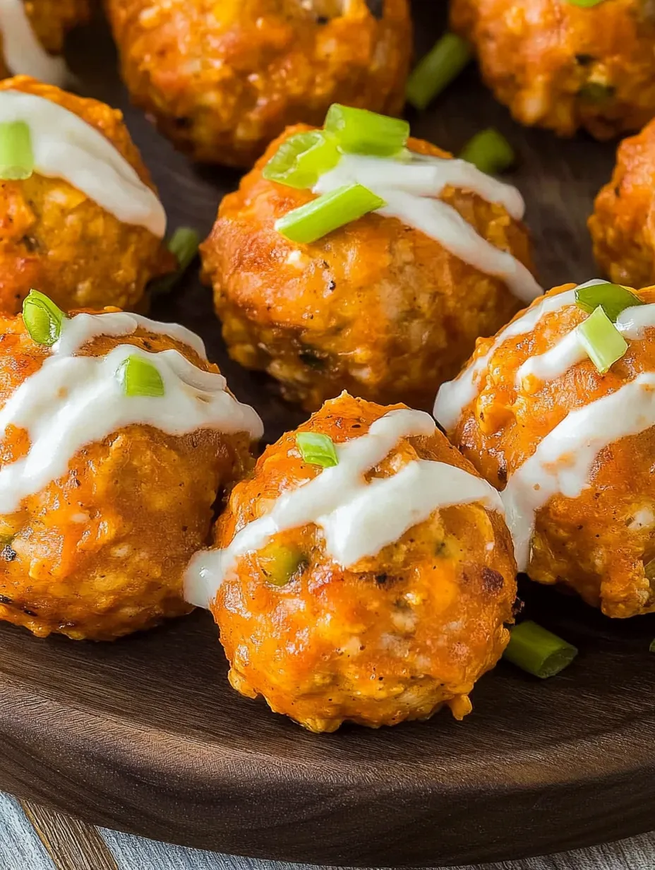 Buffalo Chicken Meatballs Recipe