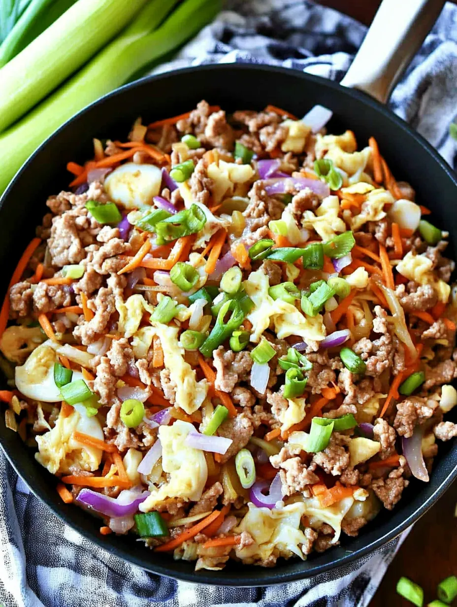 Easy Egg Roll in a Bowl