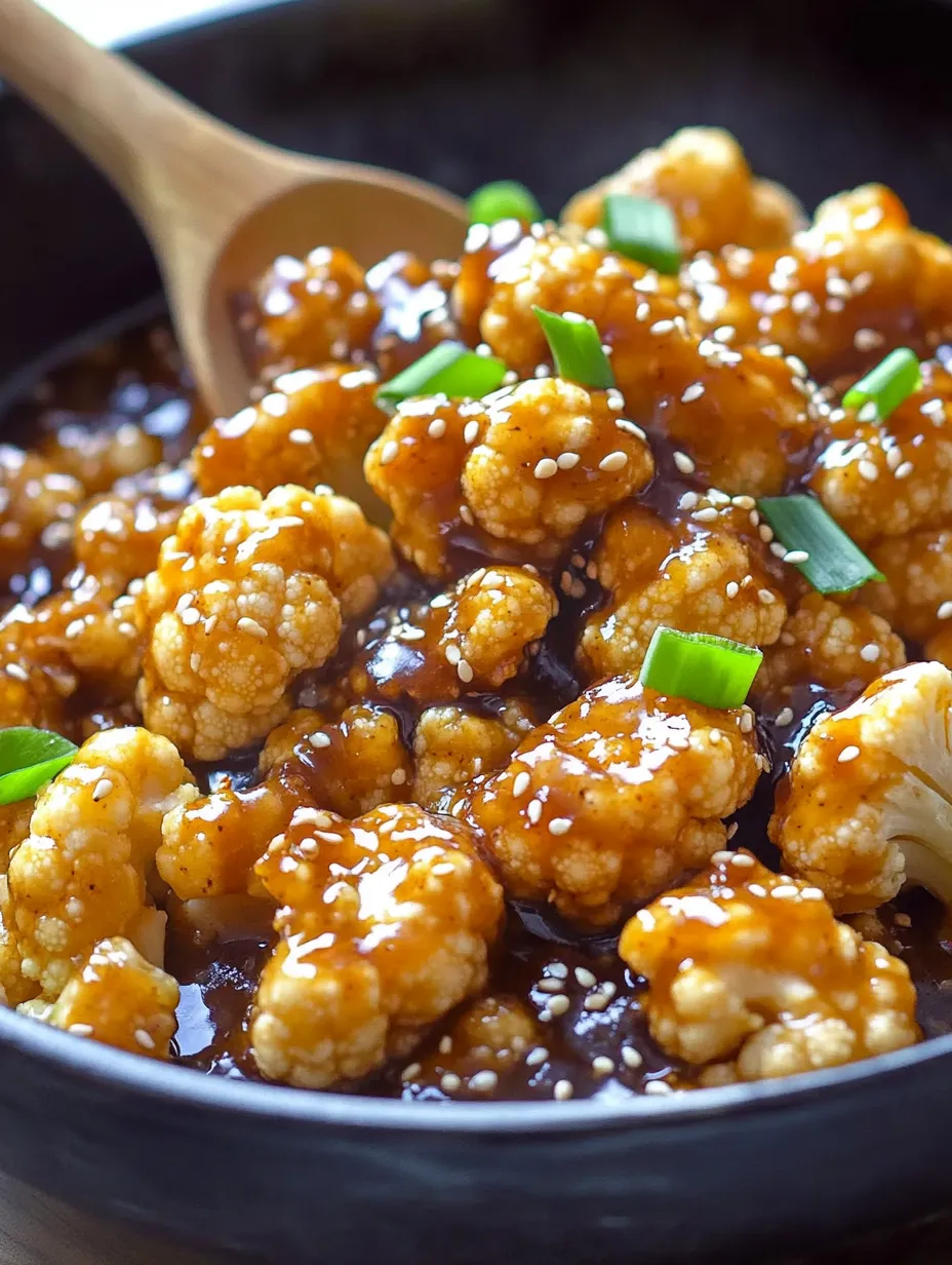 Sticky Sesame Cauliflower Recipe