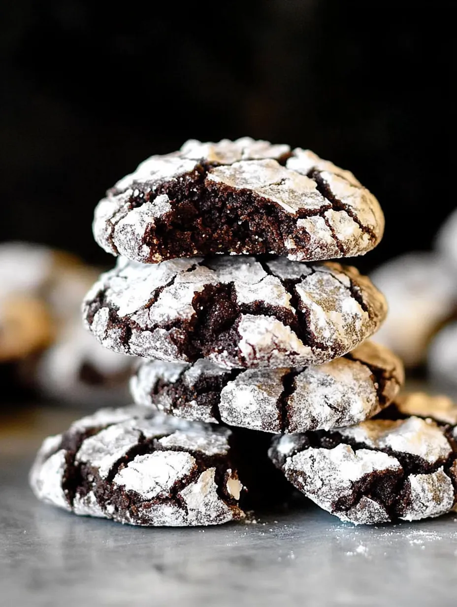 Chocolate Crinkle Cookies Recipe