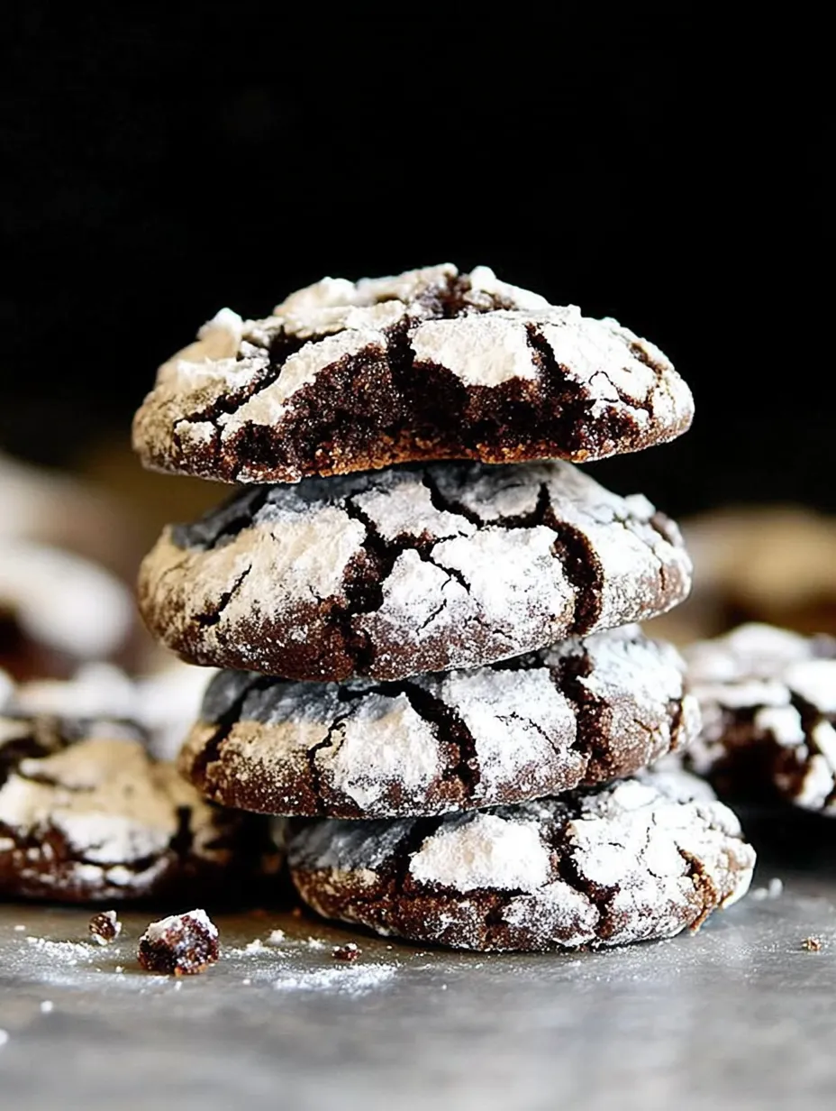 Chocolate Crinkle Cookies