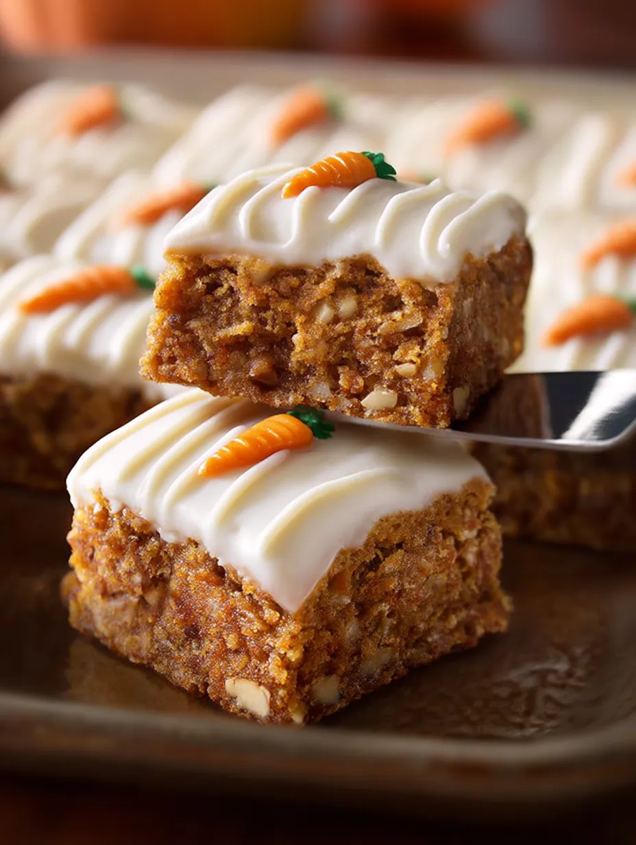 Easy Carrot Cake Bars