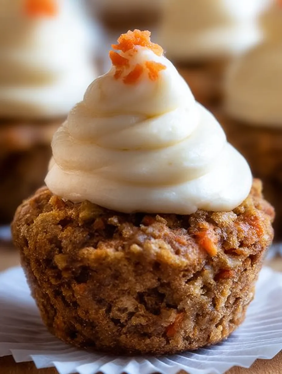 Gluten Free Carrot Cake Cupcakes