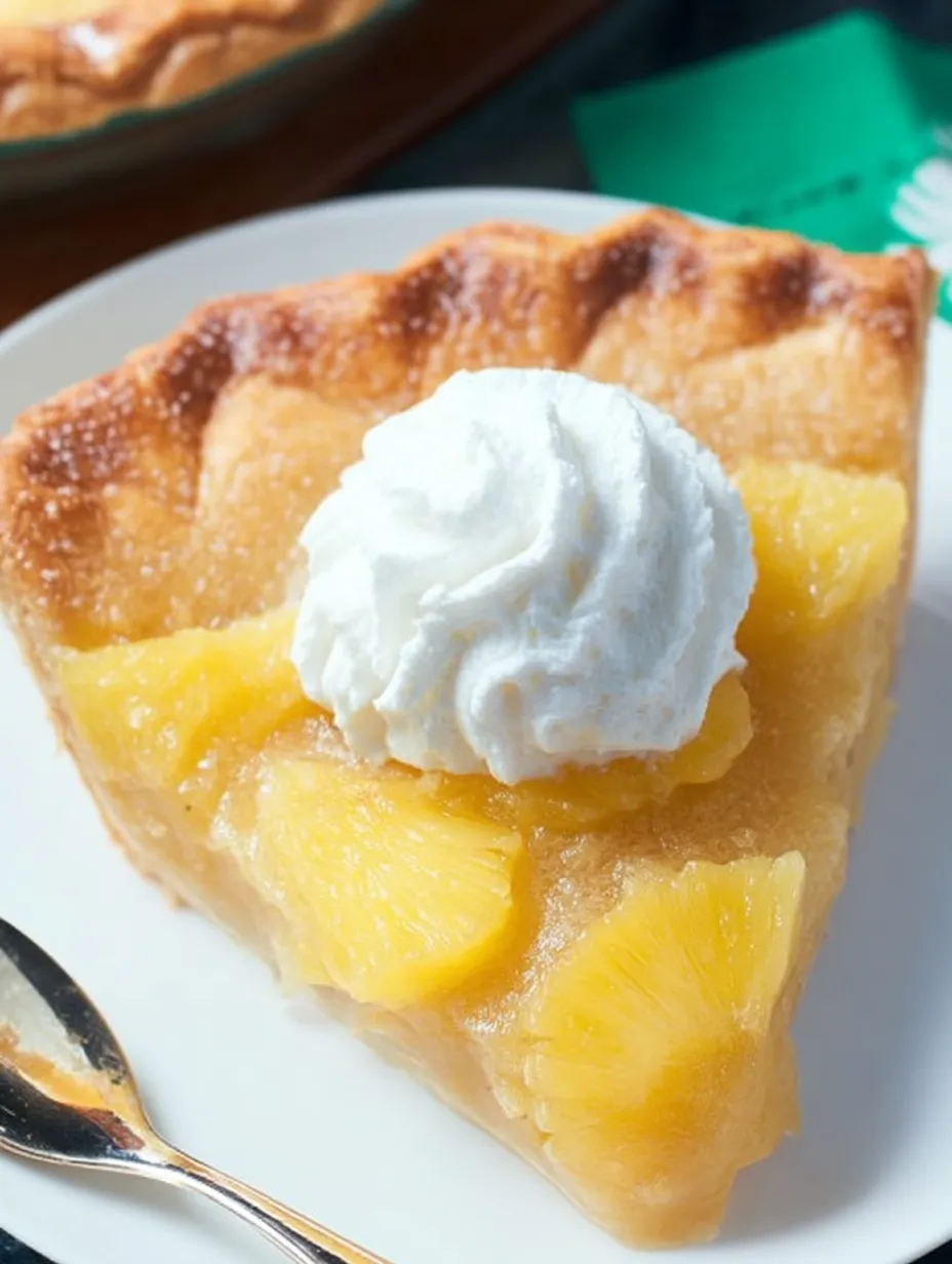 Easy Pineapple Pie Recipe