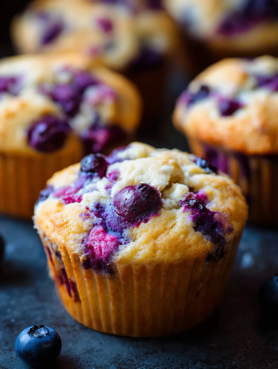 Healthy Blueberry Muffins