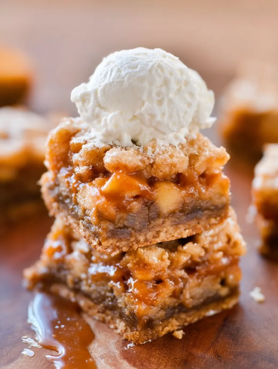 Easy Caramel Apple Bars