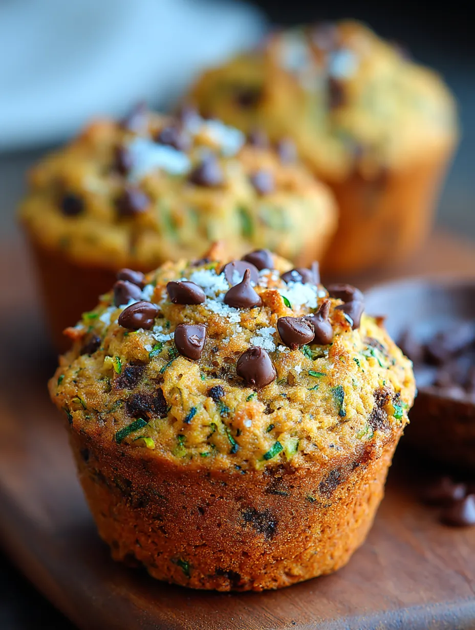 Chocolate Chip Zucchini Muffins Re