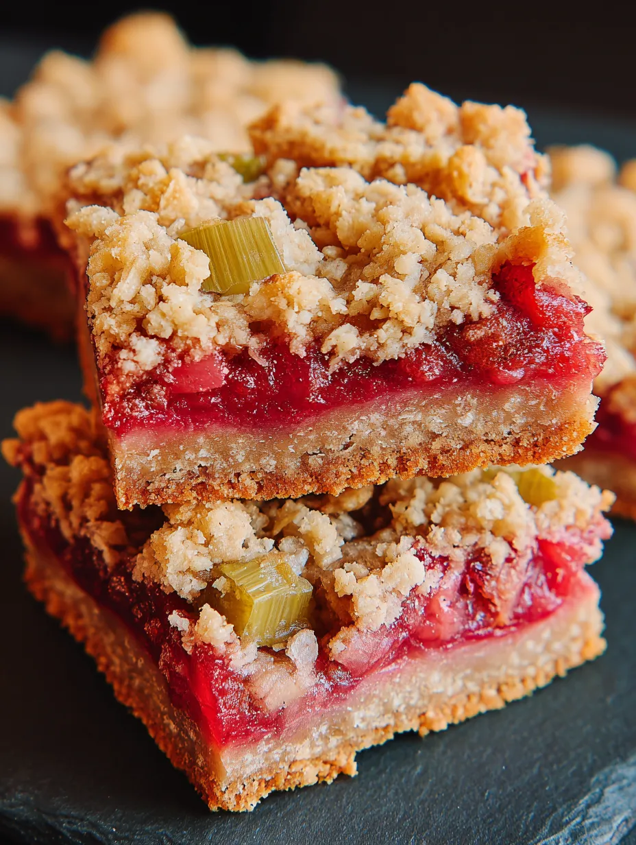 A stack of bars with a red topping.