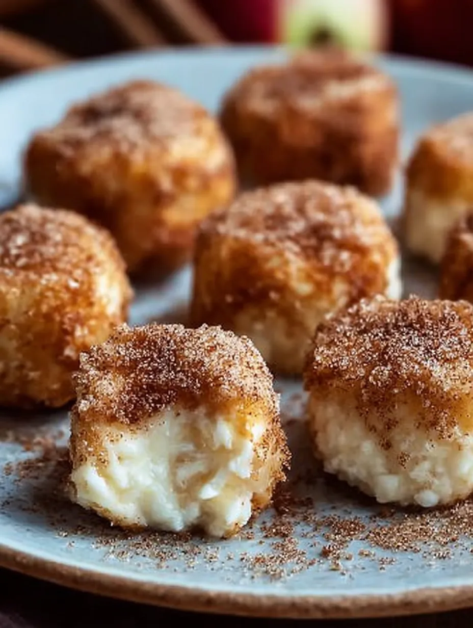 Cinnamon Apple Cottage Cheese Bites