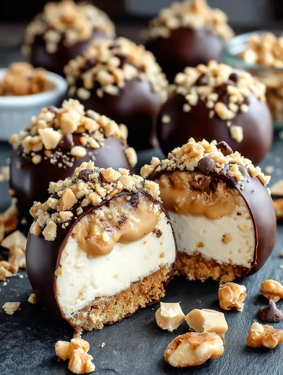 No-Bake Peanut Butter Cheesecake Balls