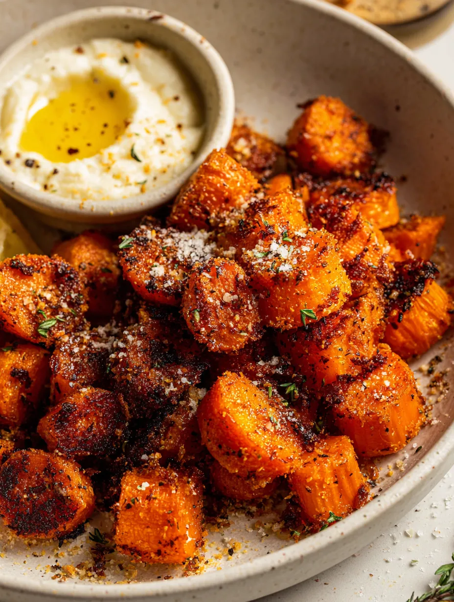 Parmesan Crusted Carrots Recipe