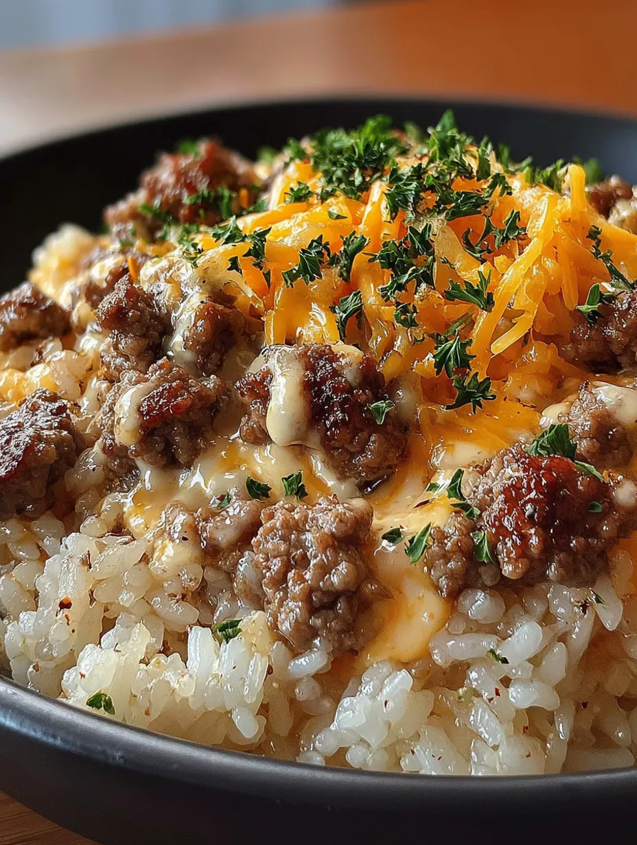 Garlic Butter Beef and Rice