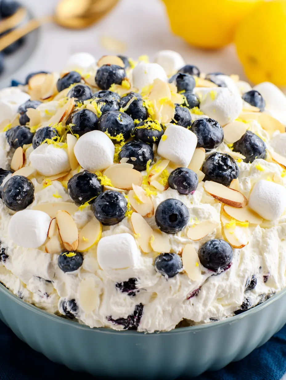 Lemon Blueberry Fluff