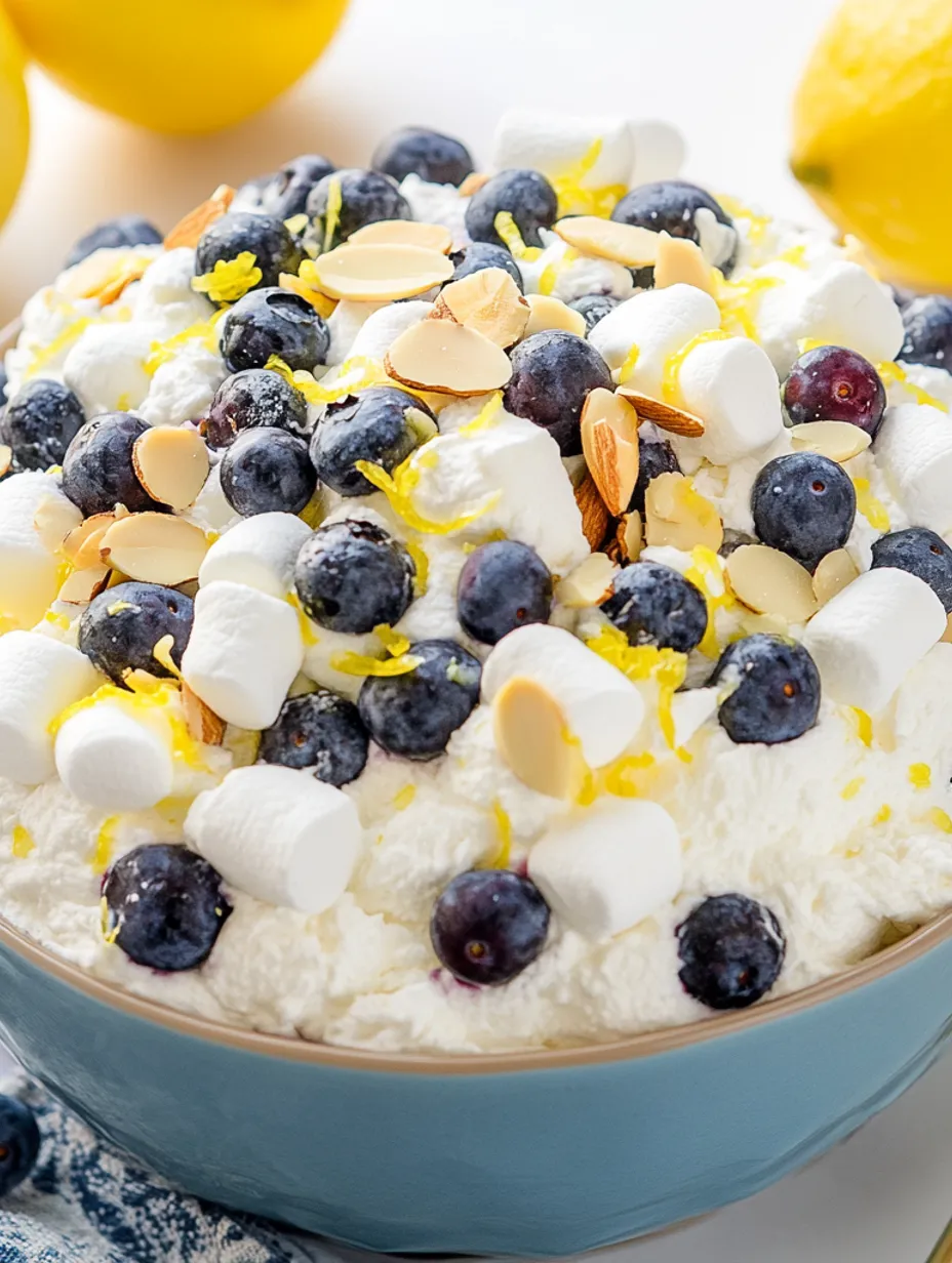 Lemon Blueberry Fluff