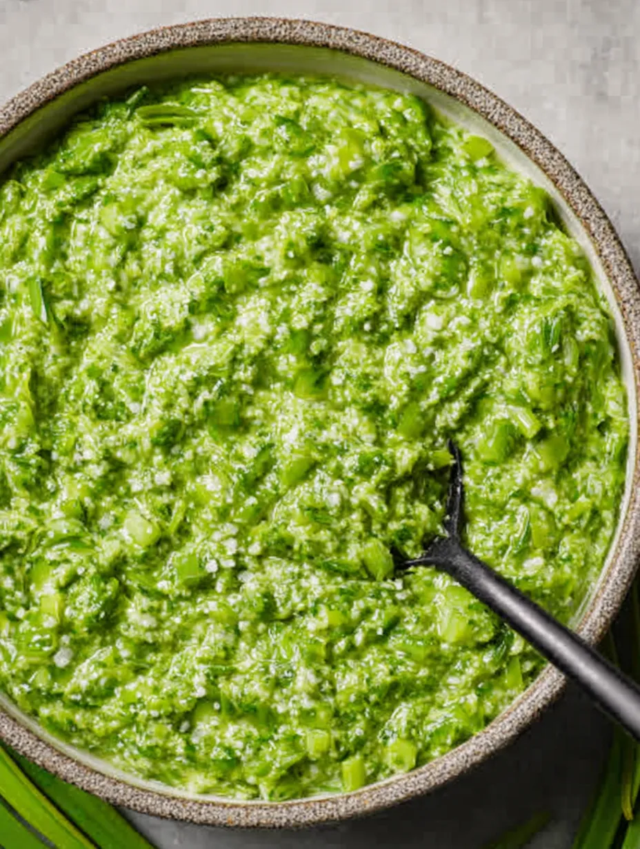 Garlic Scape Pesto (For Garlic Lovers!)