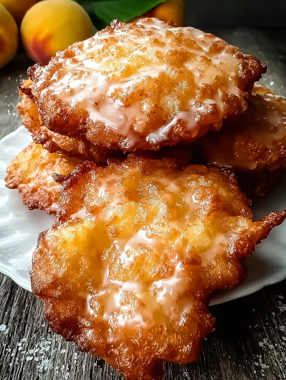 Fresh Peach Fritters