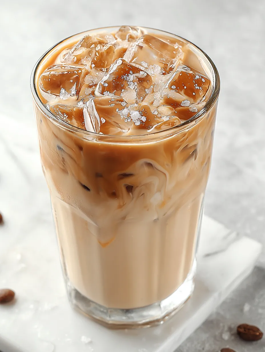 Iced Salted Caramel Latte