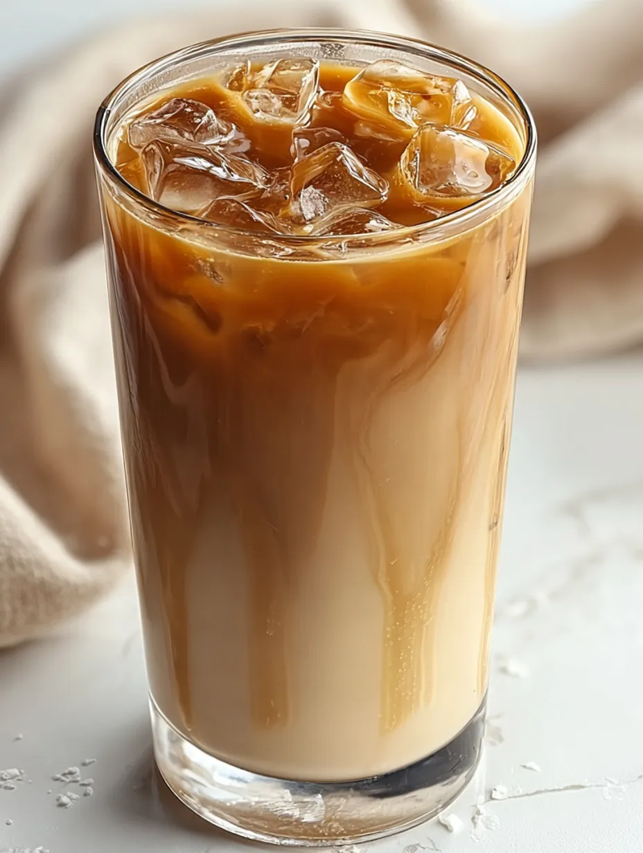 Iced Salted Caramel Latte