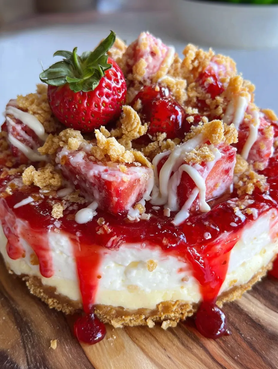 Strawberry Crunch Cheesecake Chunks