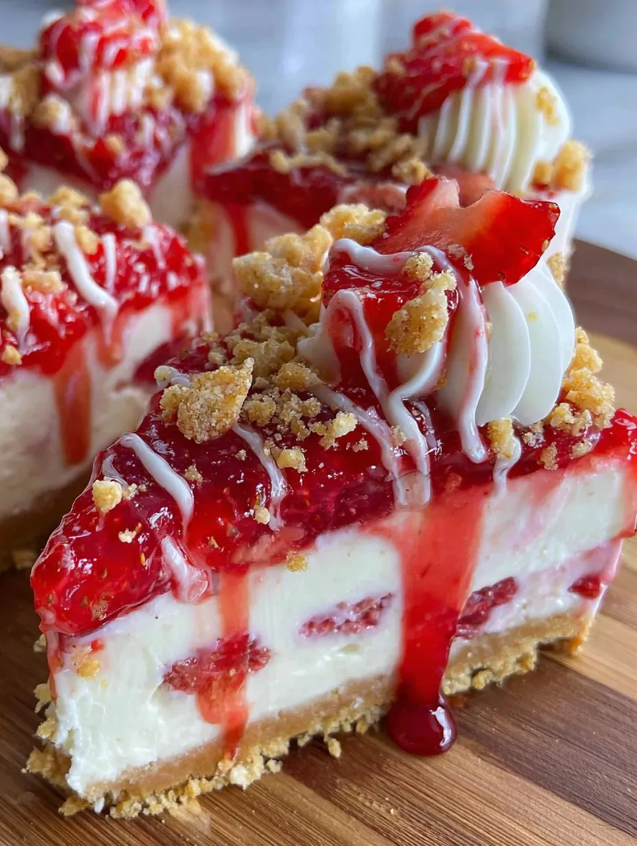 Strawberry Crunch Cheesecake Chunks