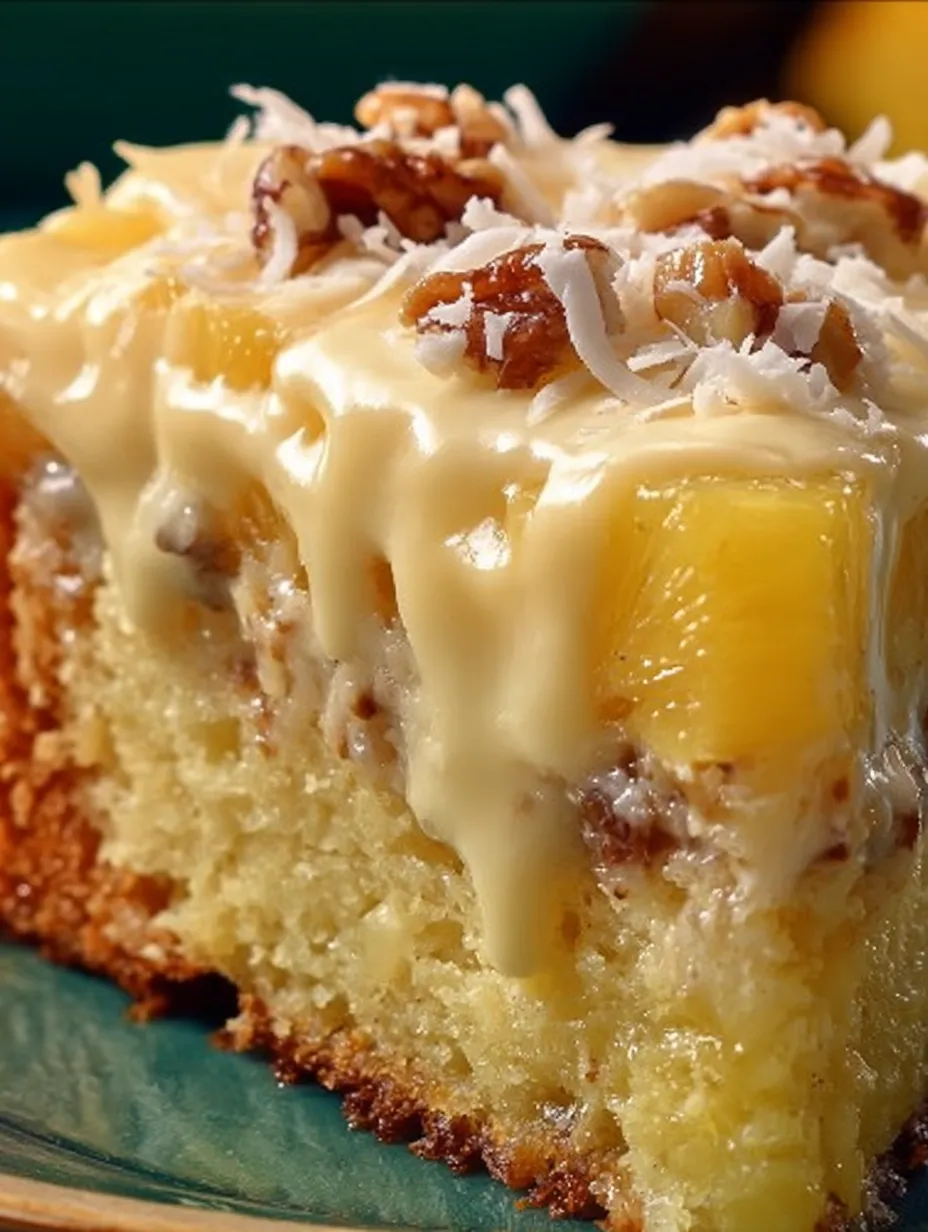 Hawaiian PIneapple Cake
