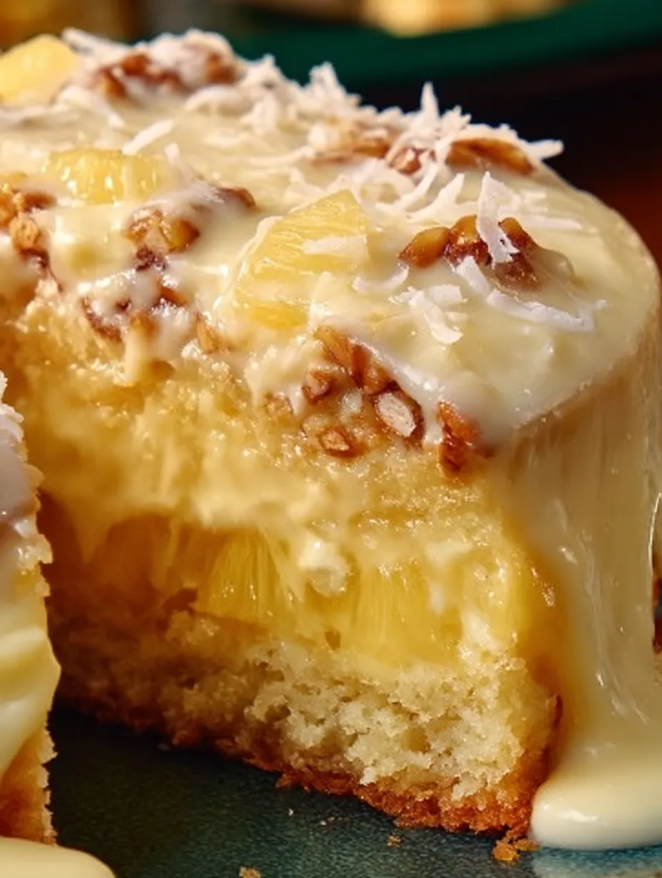 Hawaiian PIneapple Cake