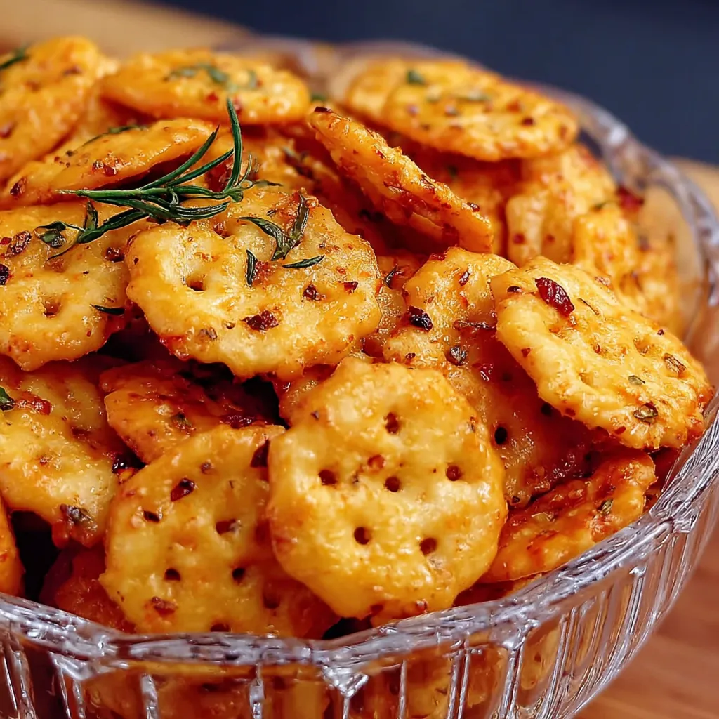 3-Ingredient Addictive Taco Crackers Snack