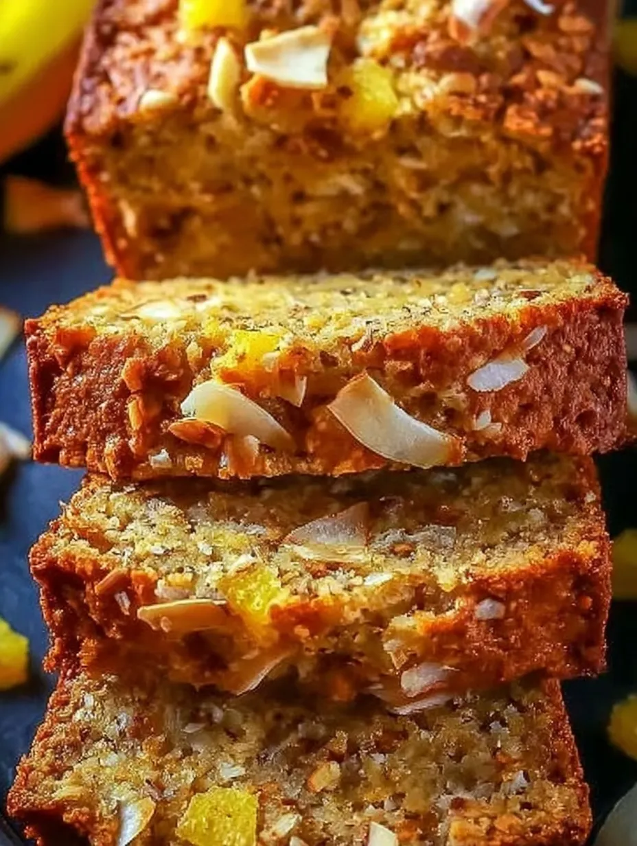 Banana Bread with Olive Oil, Almond Flour & Tropical Add-ins