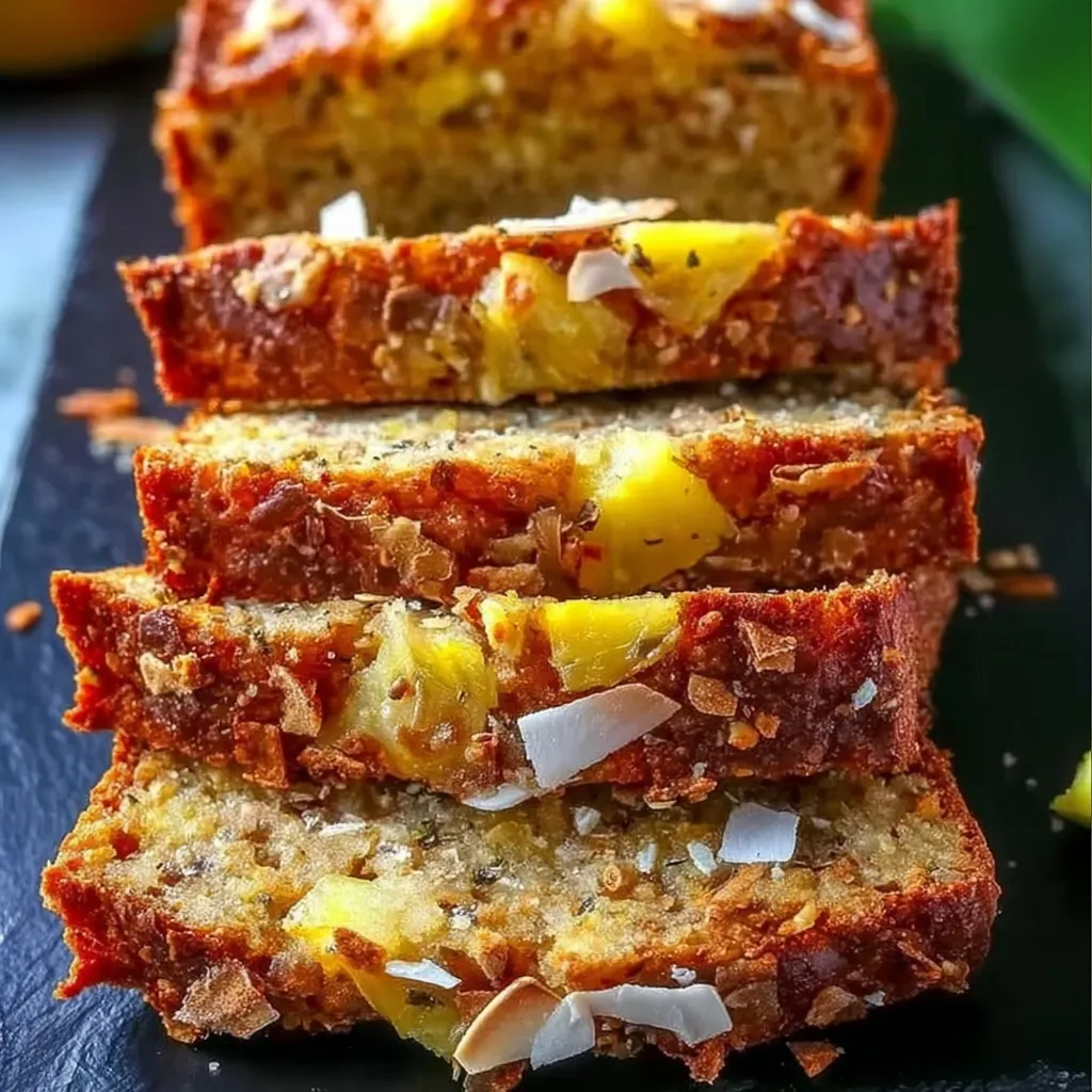 Banana Bread with Olive Oil, Almond Flour & Tropical Add-ins