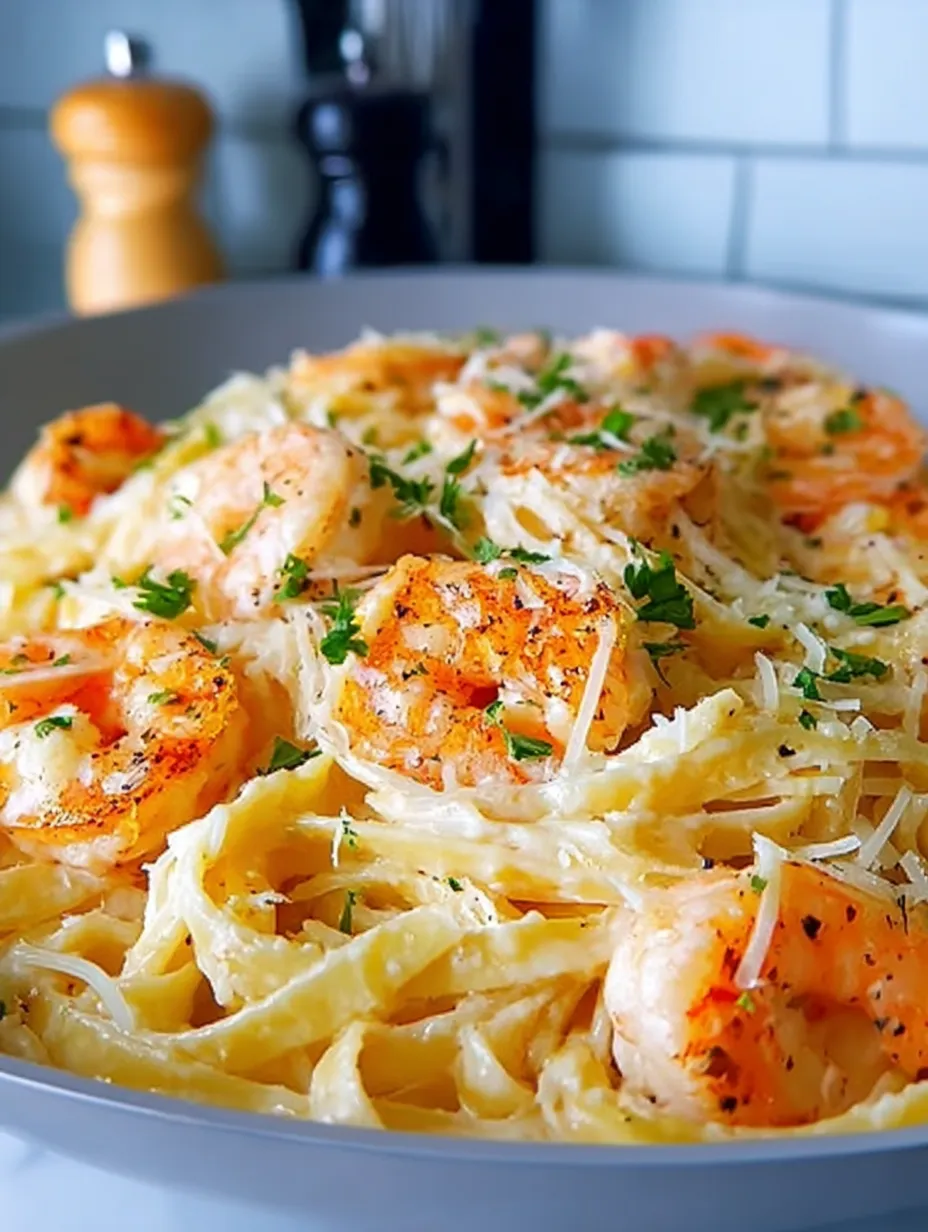 Shrimp Alfredo Pasta