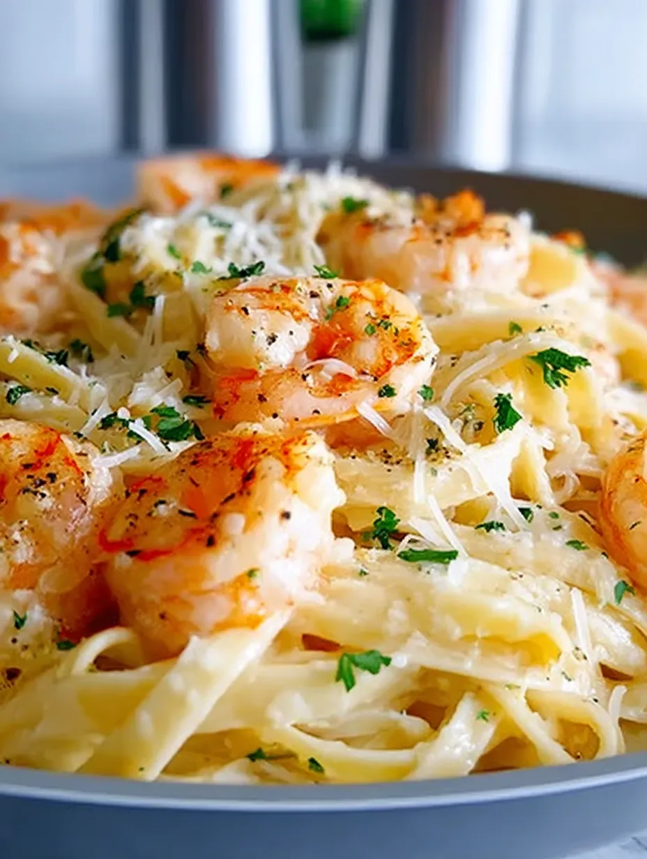 Shrimp Alfredo Pasta