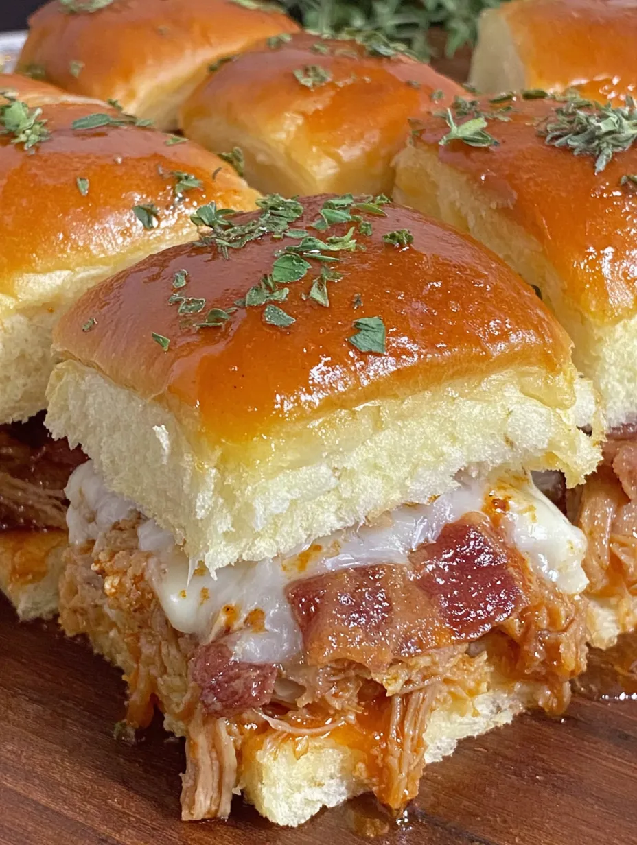 A plate of BBQ Pulled Pork Sliders.