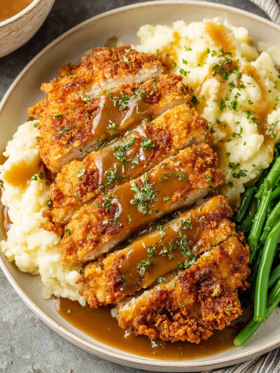 A plate of food featuring meat and potatoes.