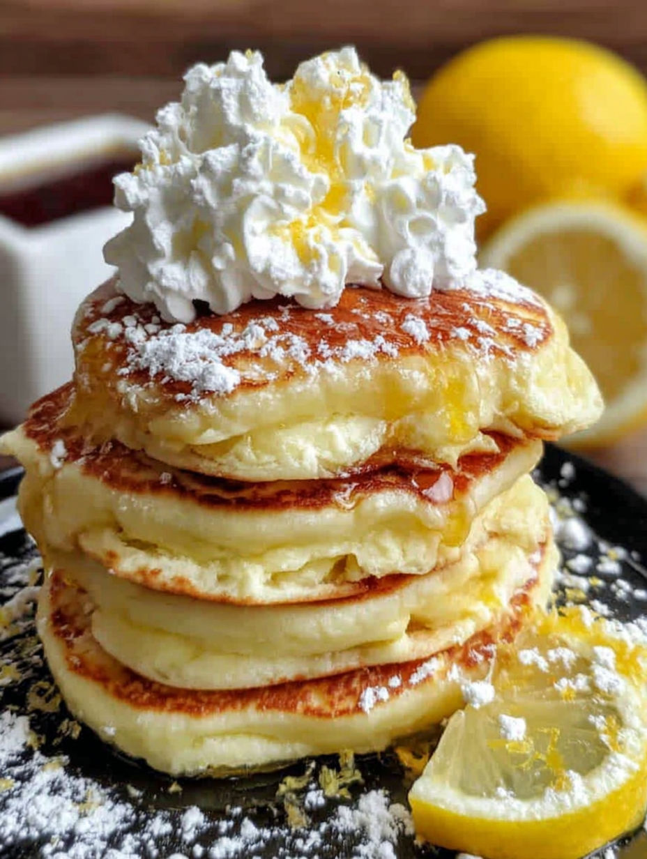 Lemon Ricotta Pancakes : Light, Fluffy, and Perfect.