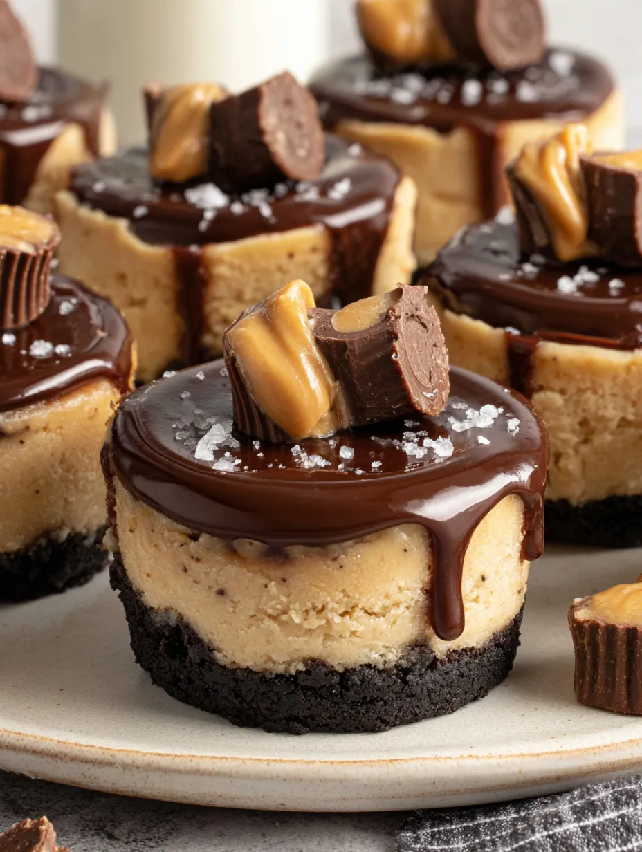 Peanut Butter Oreo Cheesecake Bites.