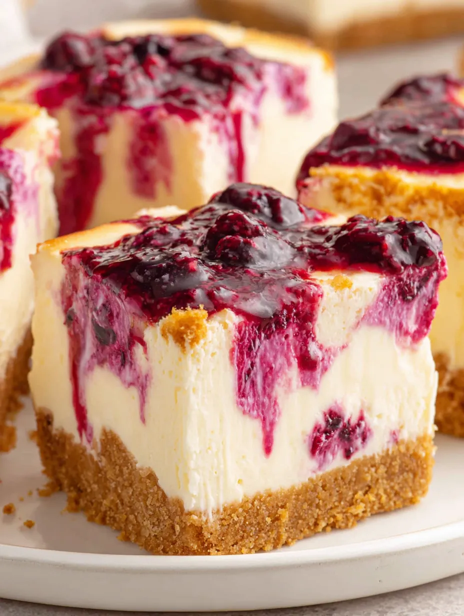 A slice of cheesecake with berries on top.