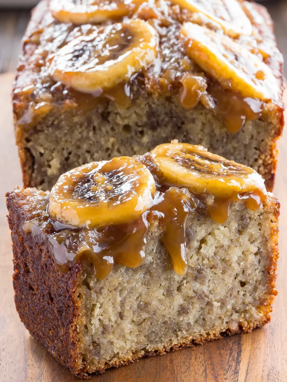 A slice of banana bread cake.