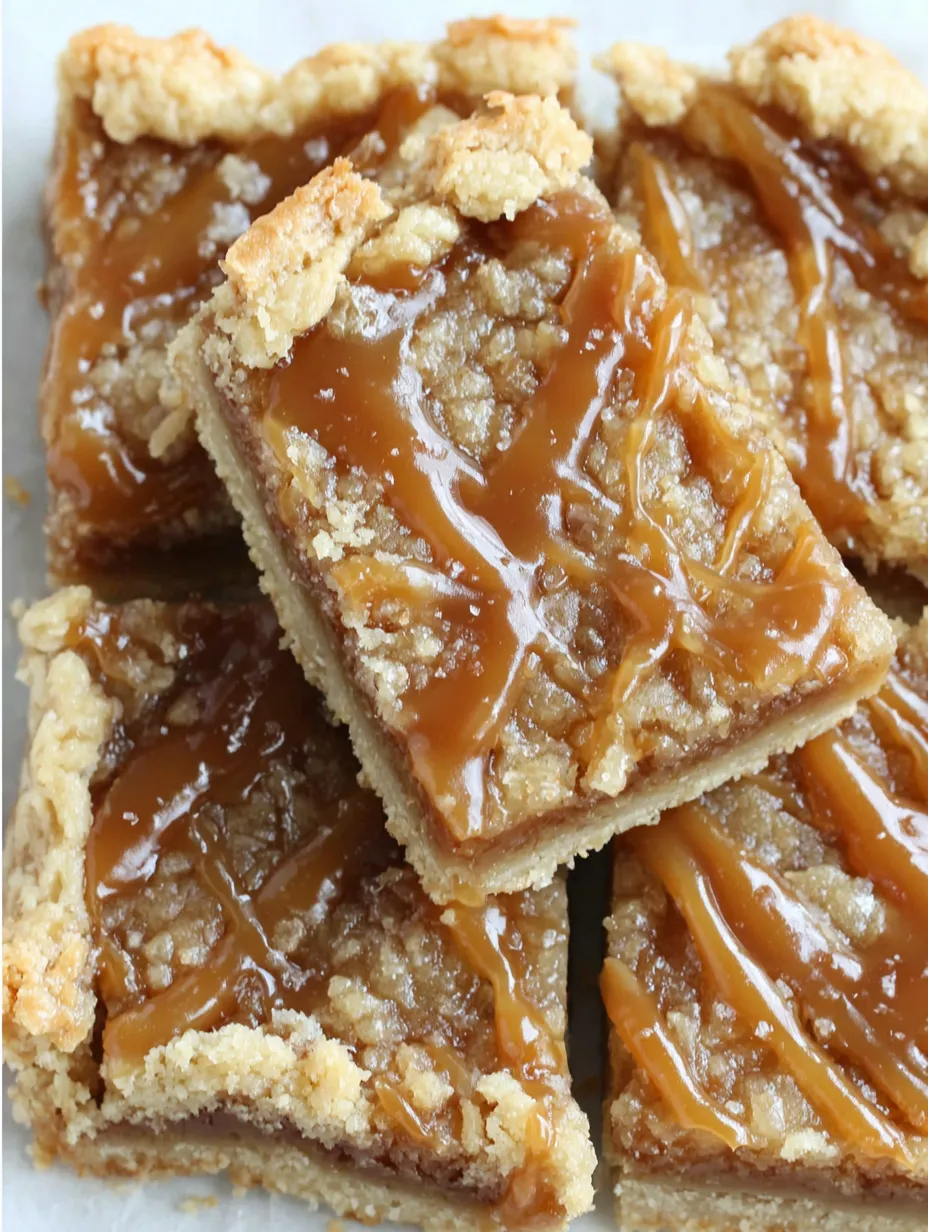A close up of a caramel crush bar.