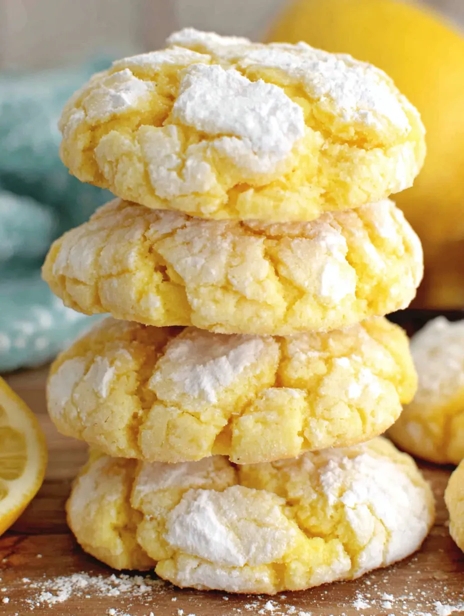 Lemon Cool Whip Cookies.