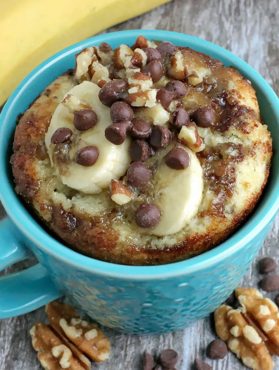 A cup of banana muffin with chocolate chips.