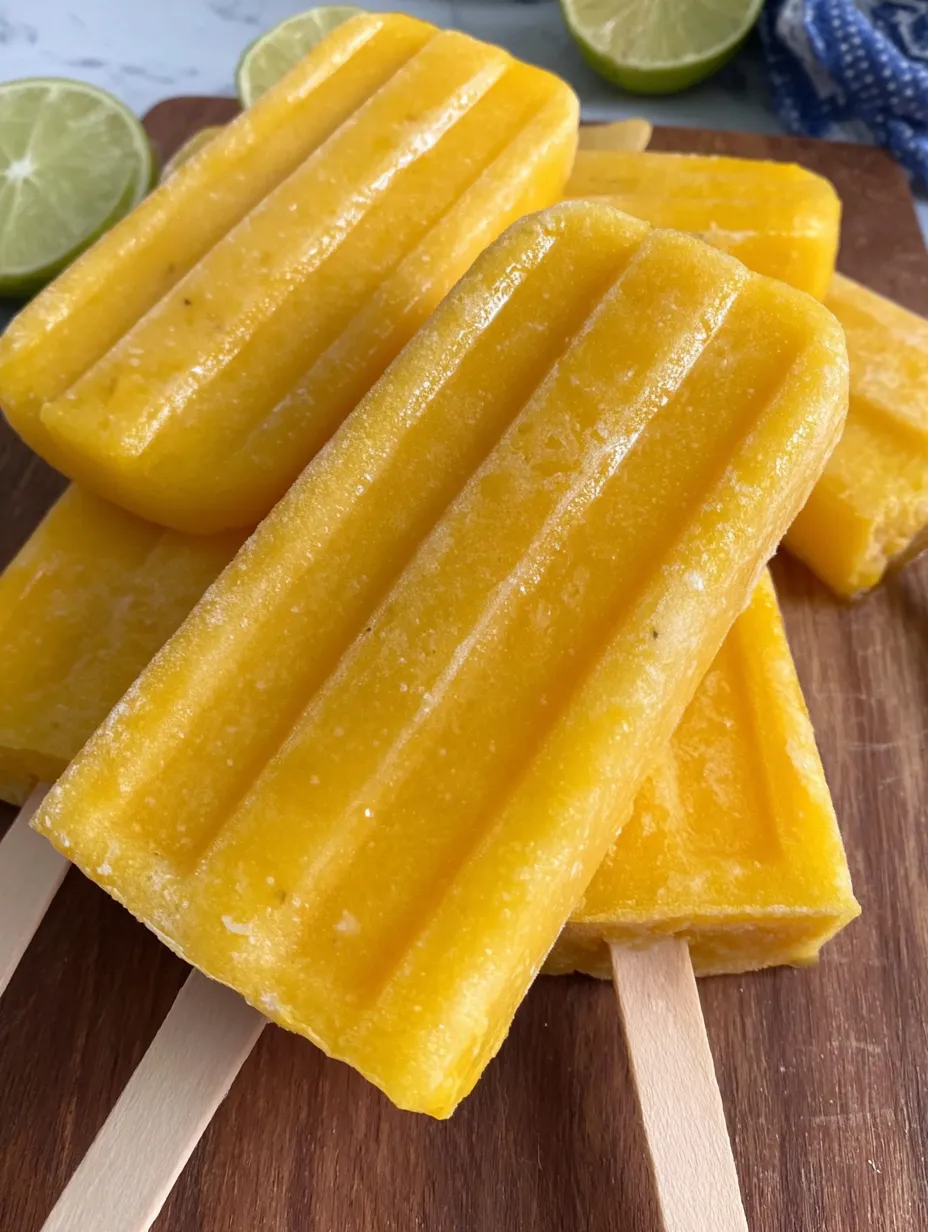 Mango Margarita Popsicle.