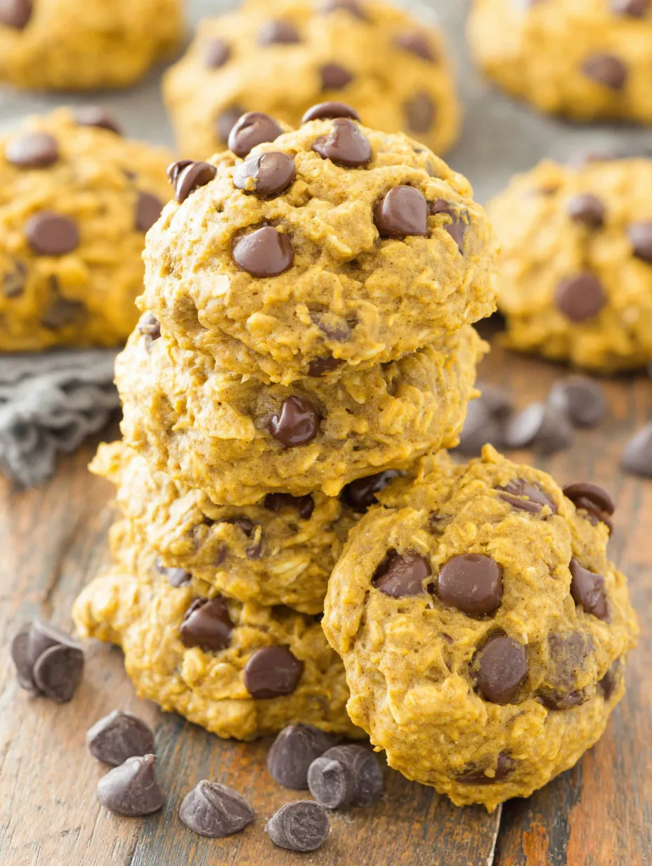 Pumpkin Oatmeal Cookies.