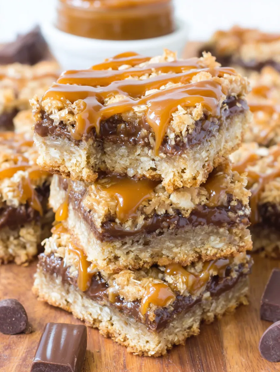 Carmelitas with chocolate drizzle.