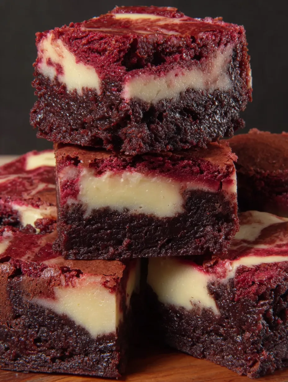 Small Batch Red Velvet Cheesecake Brownies.