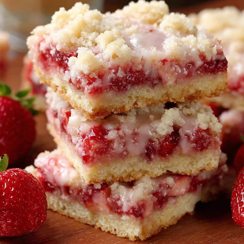 Strawberry Shortcake Bars.